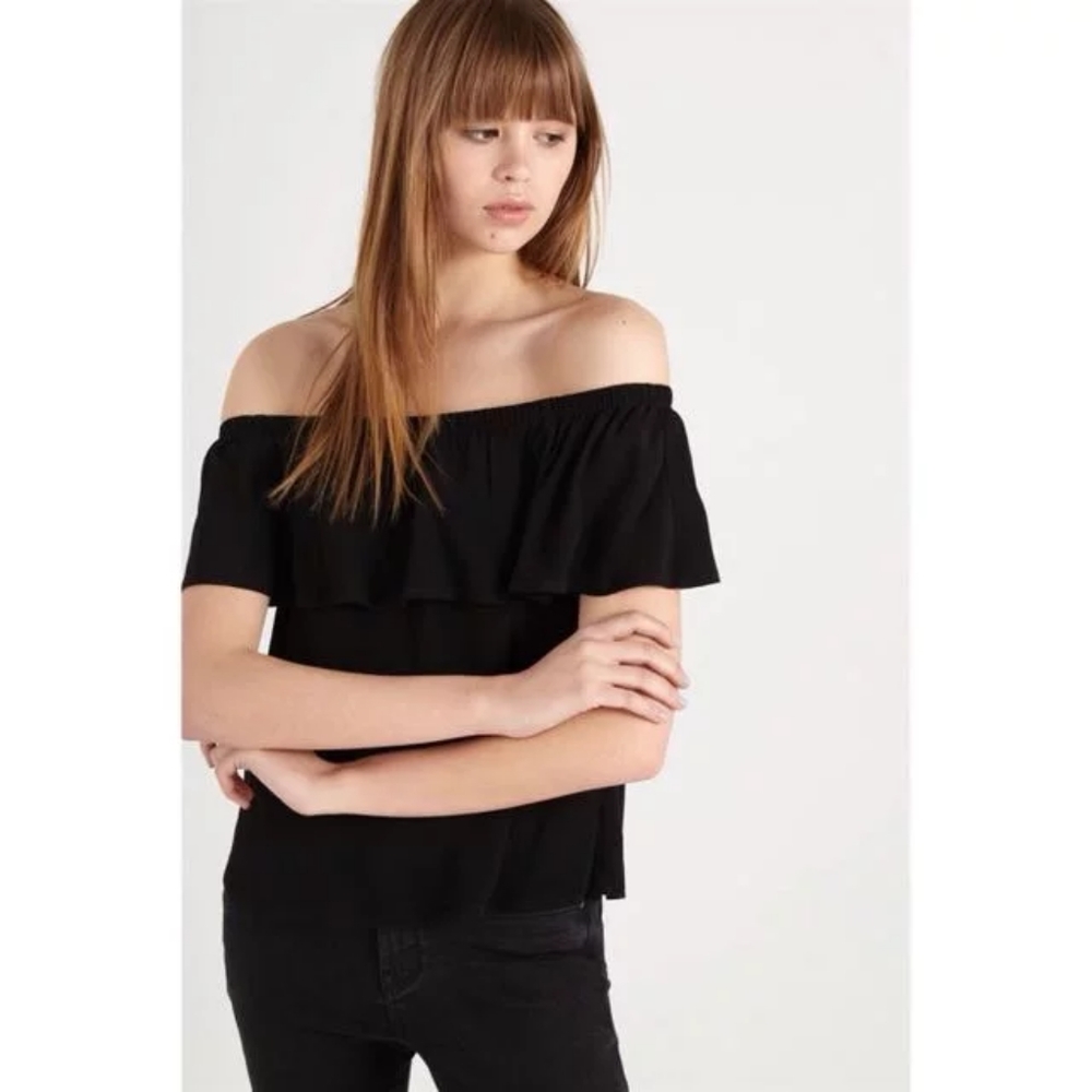 Cotton On Noah Frill Off the Shoulder  Top